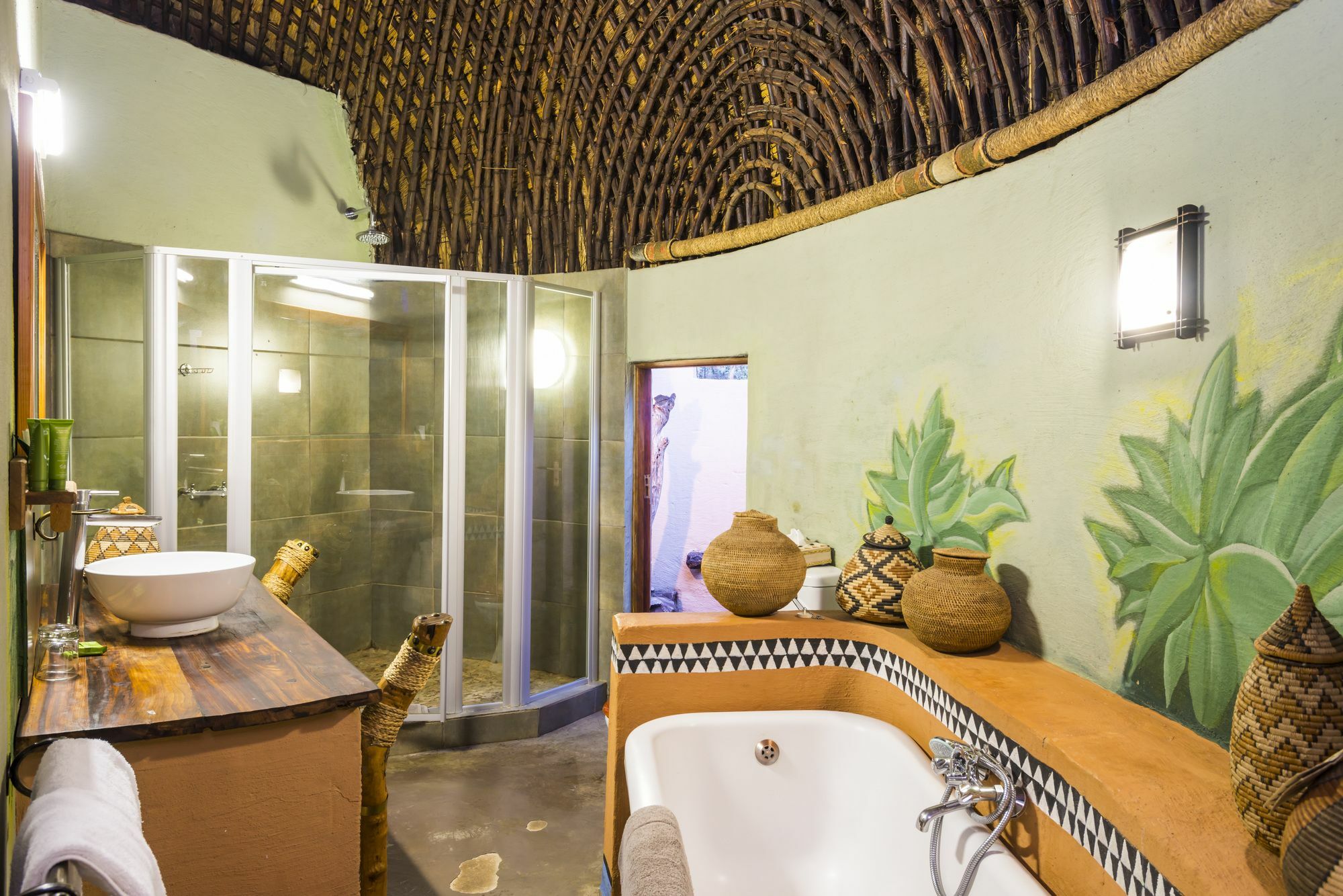 Aha Lesedi African Lodge & Cultural Village Broederstroom 외부 사진